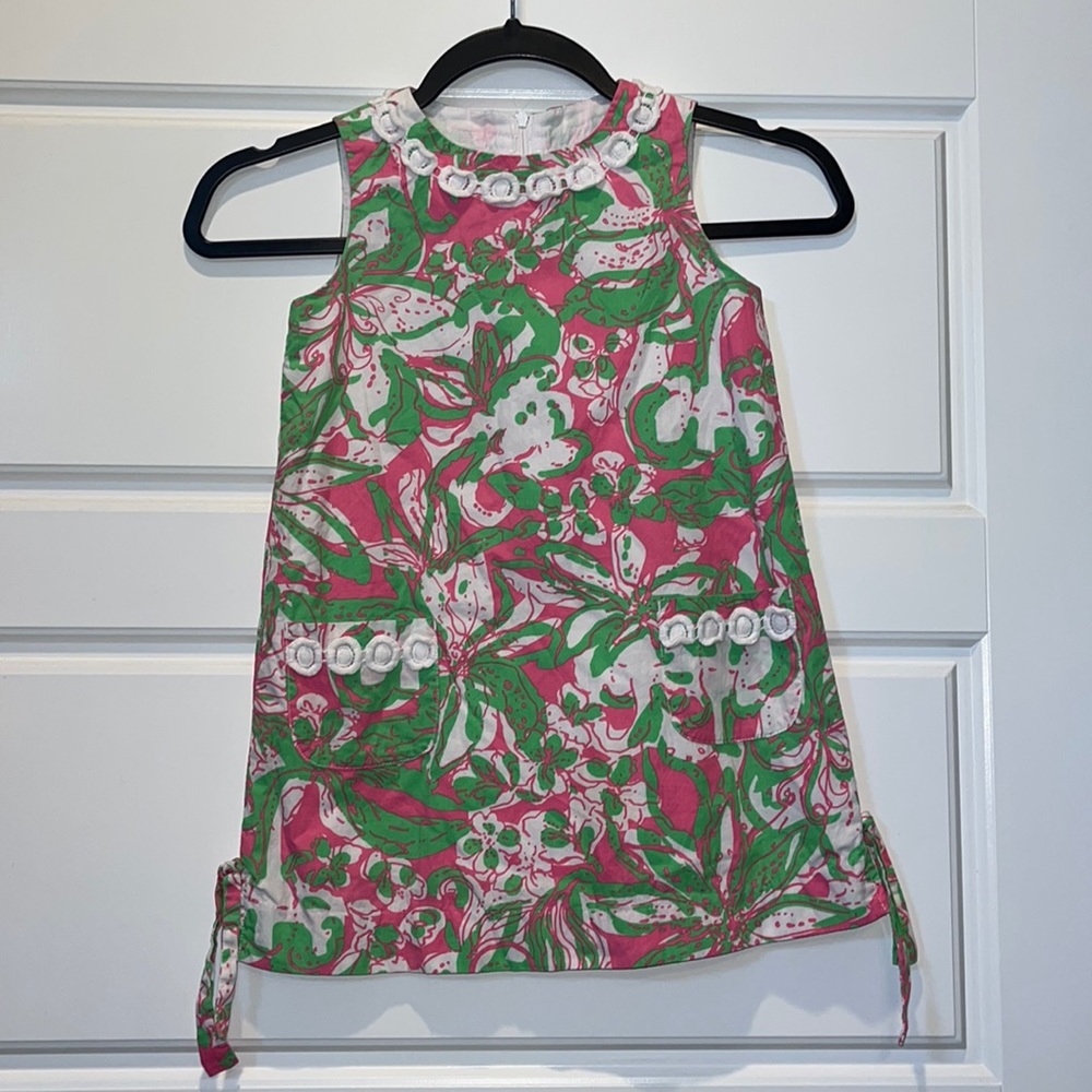 Girls Lily Pulitzer Shift - pink and green elephants 💕💕💕